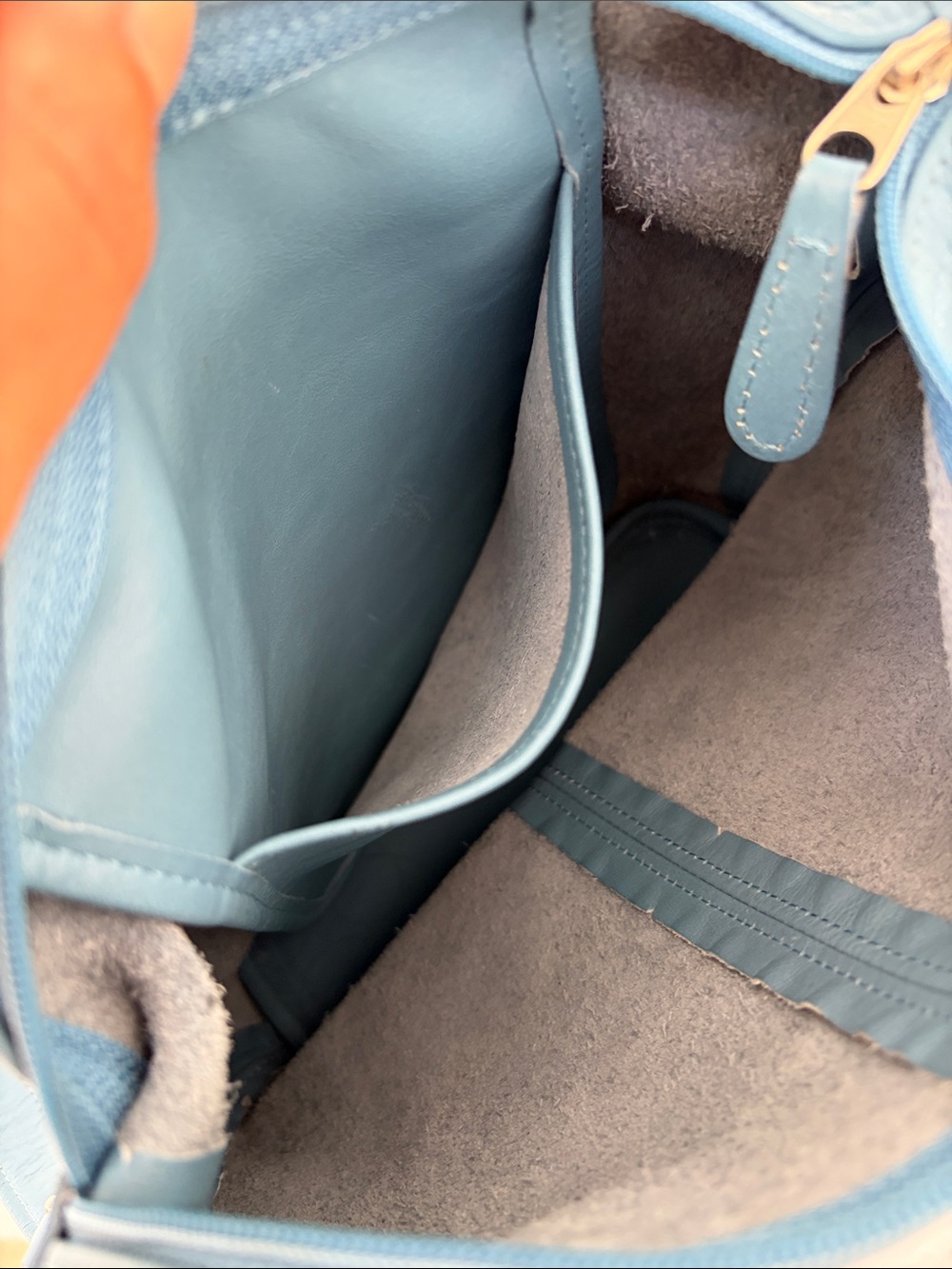 VINTAGE RARE Coach Soho Mini Bucket Bag (or Mini Lightweight Bag) TEAL color - Picture 10 of 14